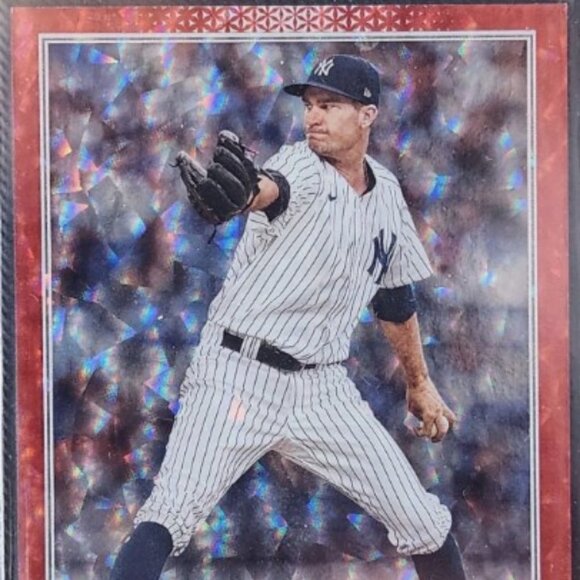 Andrew Heaney 2022 Topps Series 1 #287 Red Foilboard /199 SSP Yankees Rangers - Picture 1 of 2